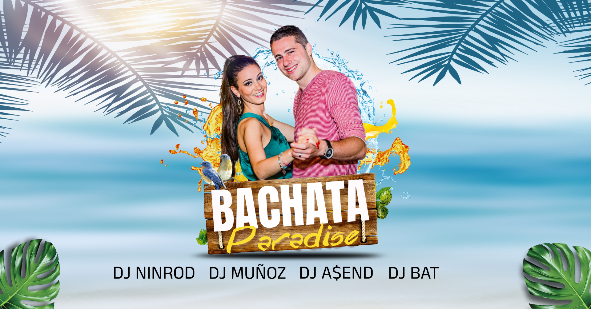 BACHATA PARADISE (BEGINNER BACHATA CLASS + SOCIAL DANCING)