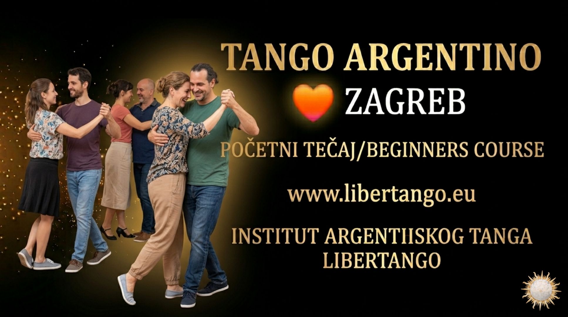 Novi početni tečaj argentinskog tanga 💃🕺 Svibanj 2026., Zagreb