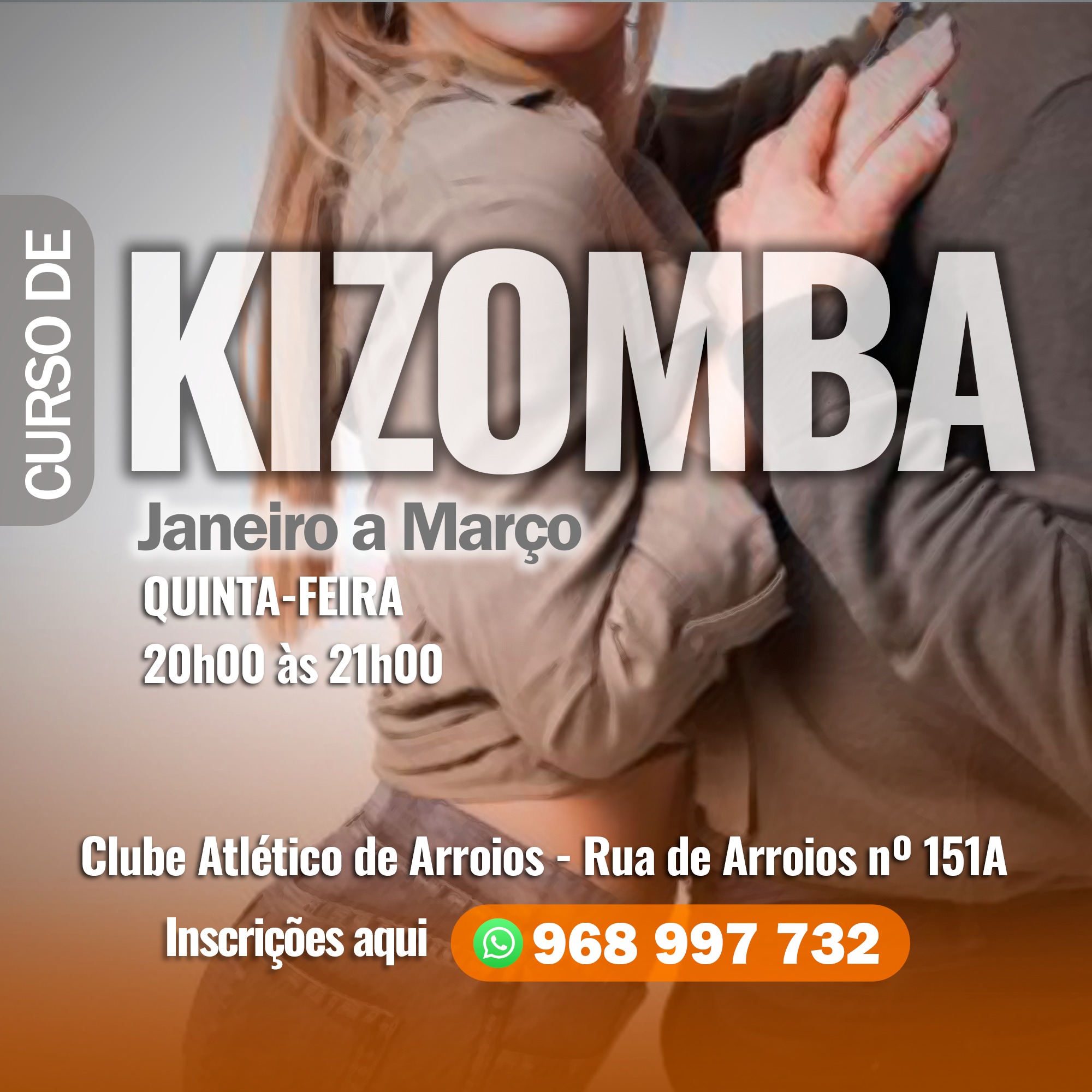 Curso de Kizomba -Janeiro a Março
