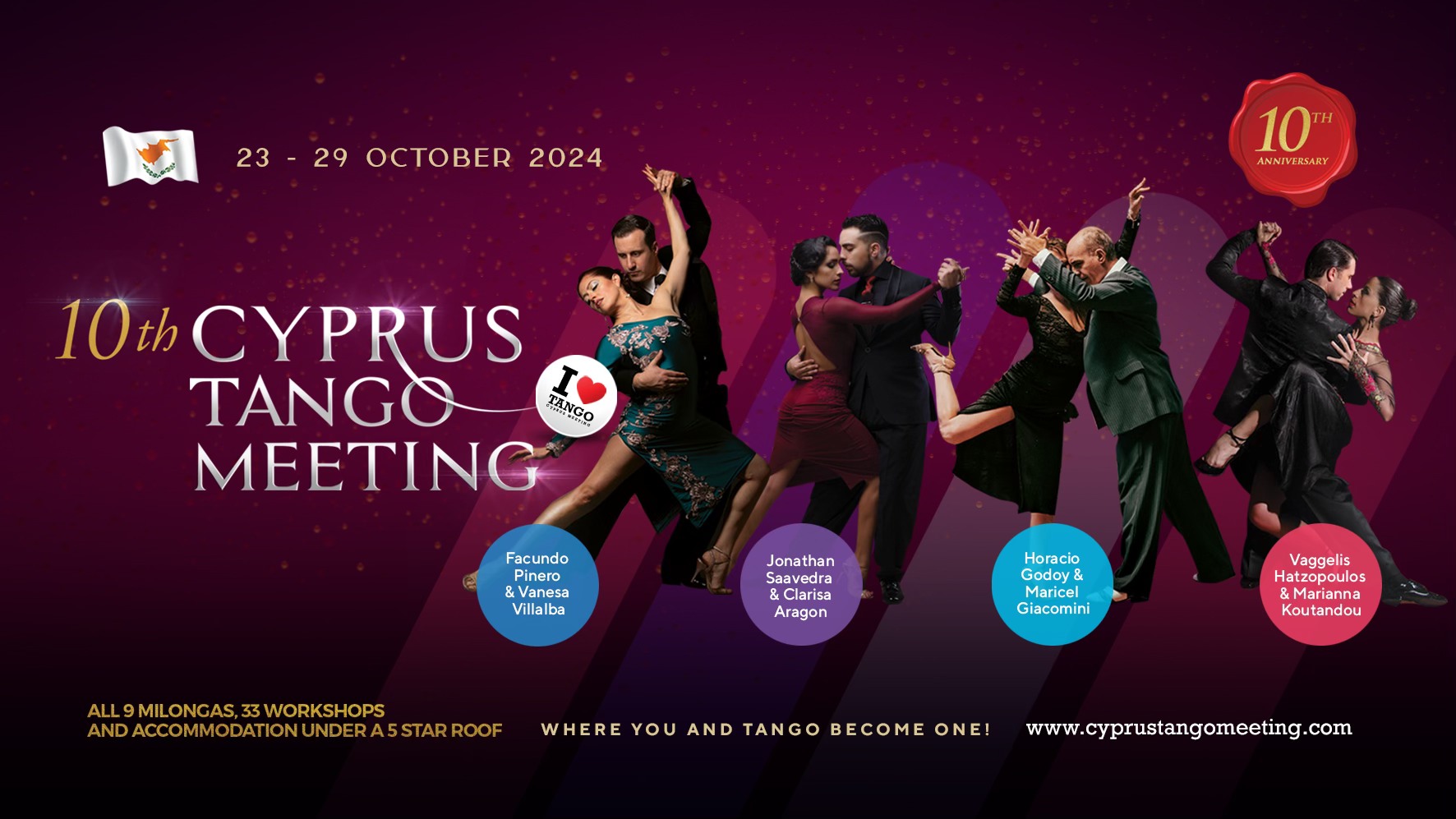 ❤️ 10th Anniversary of Cyprus Tango Meeting ❤️
