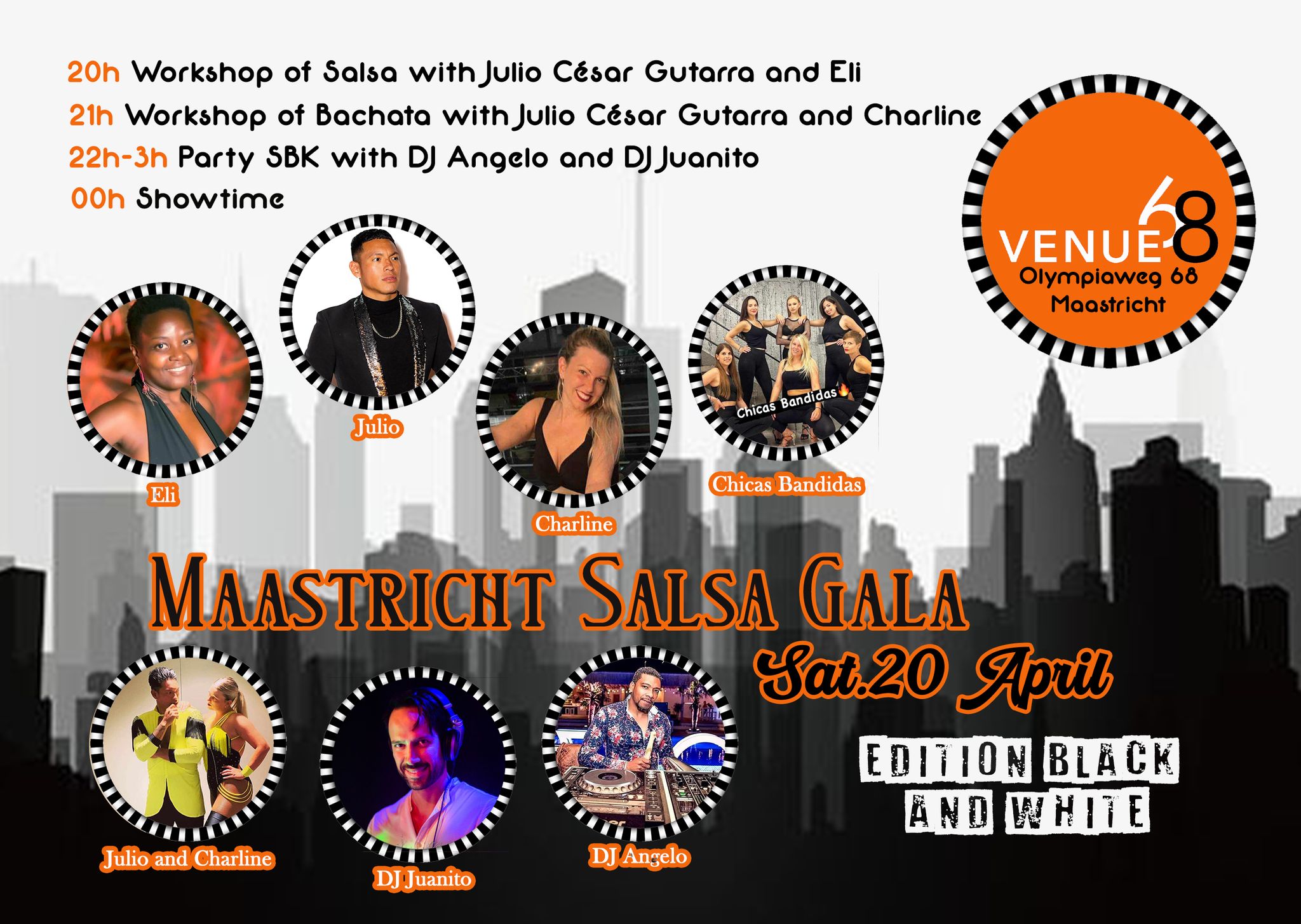 Maastricht Salsa Gala Sat. 20 April 2024