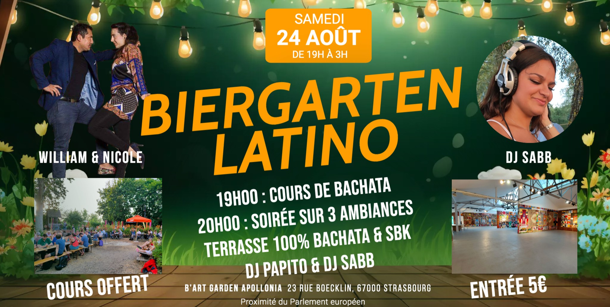 🌴✨ BIERGARTEN LATINO 💃🕺 SBK Open Air