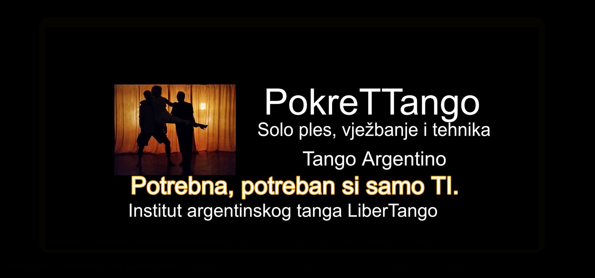 solo ples, vježbanje i tehnika Tango Argentino (početni • srednji • PRO)