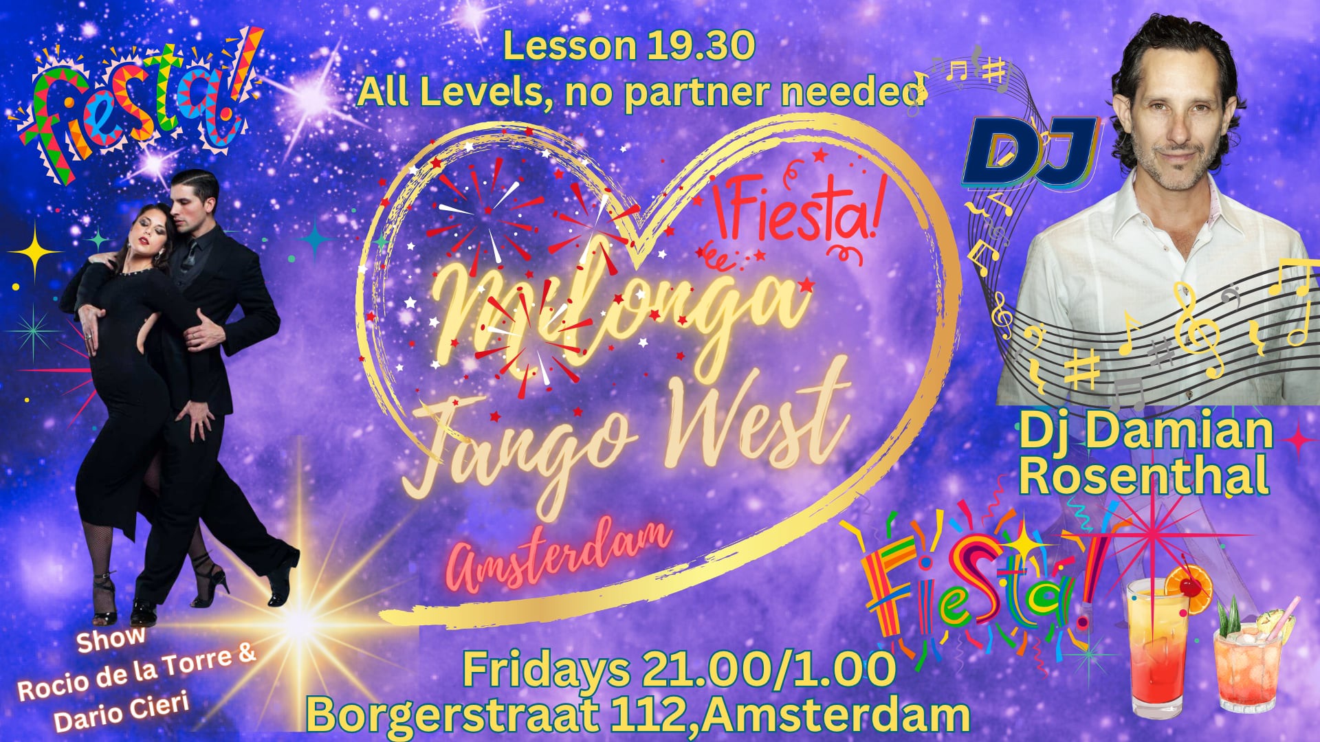 🥳 Milonga “Tango West La Fiesta”🥳