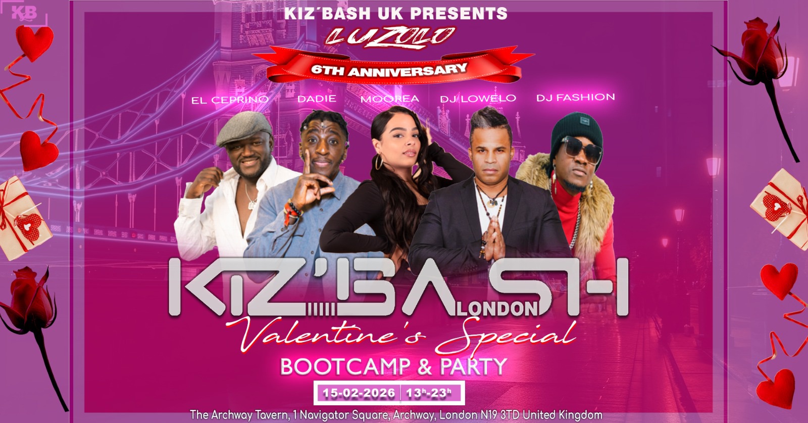 KIZ'BASH UK LUZOLO VALENTINES SPECIAL