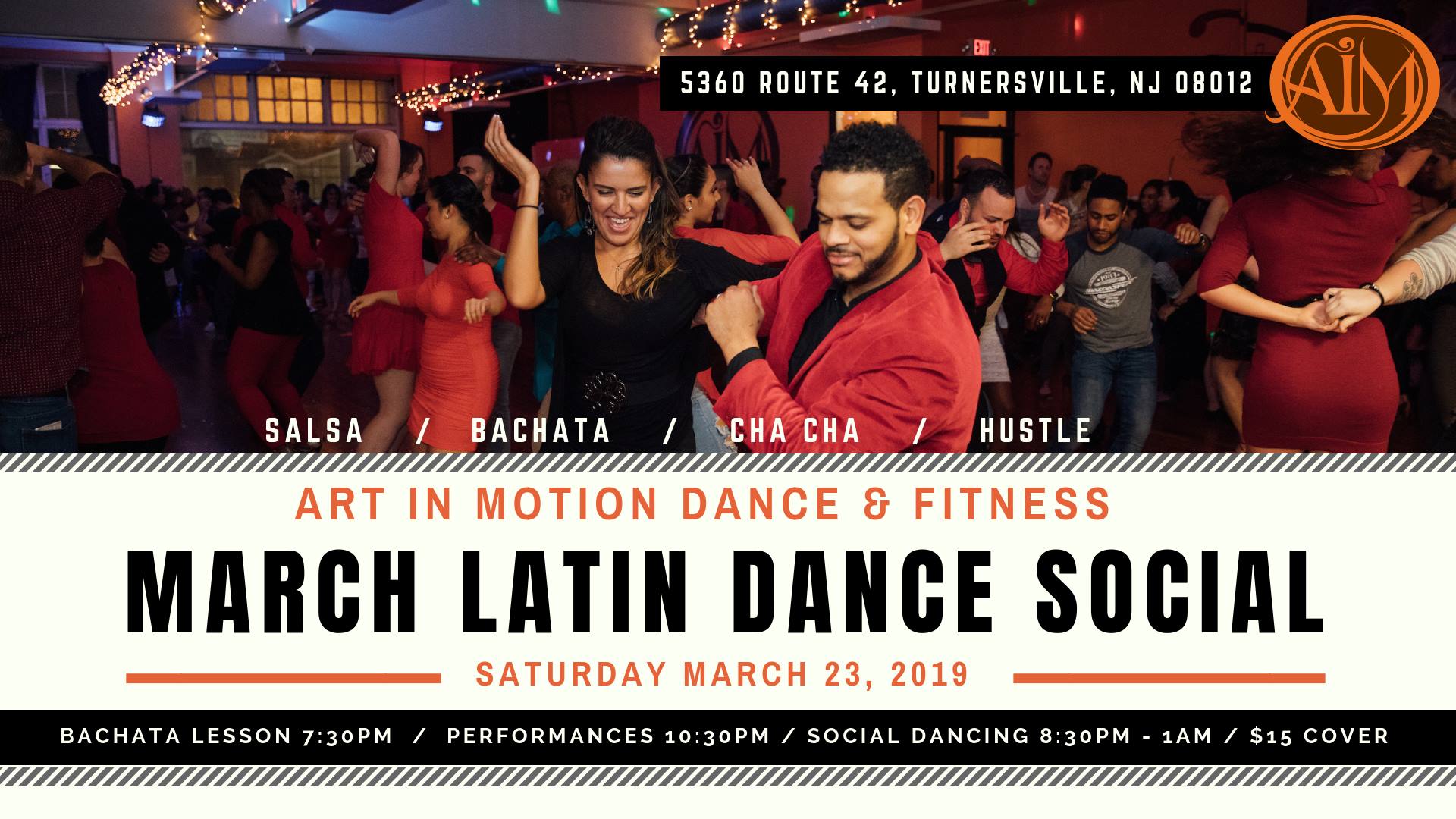 Art In Motion March 2019 Latin Dance Social