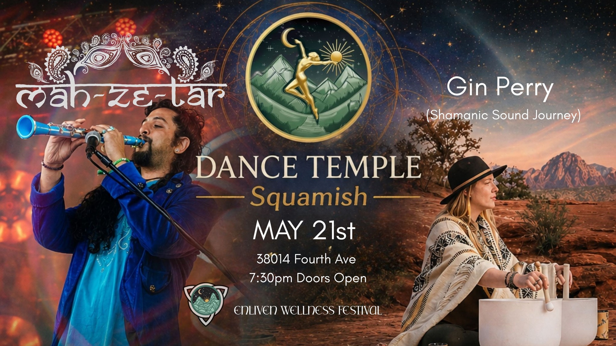 Dance Temple Squamish presents: Māh Ze Tār & Gin Perry