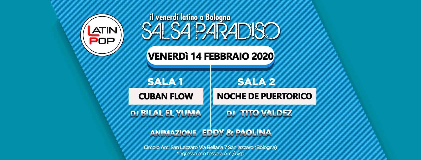 SALSA PARADISO 14 febbraio