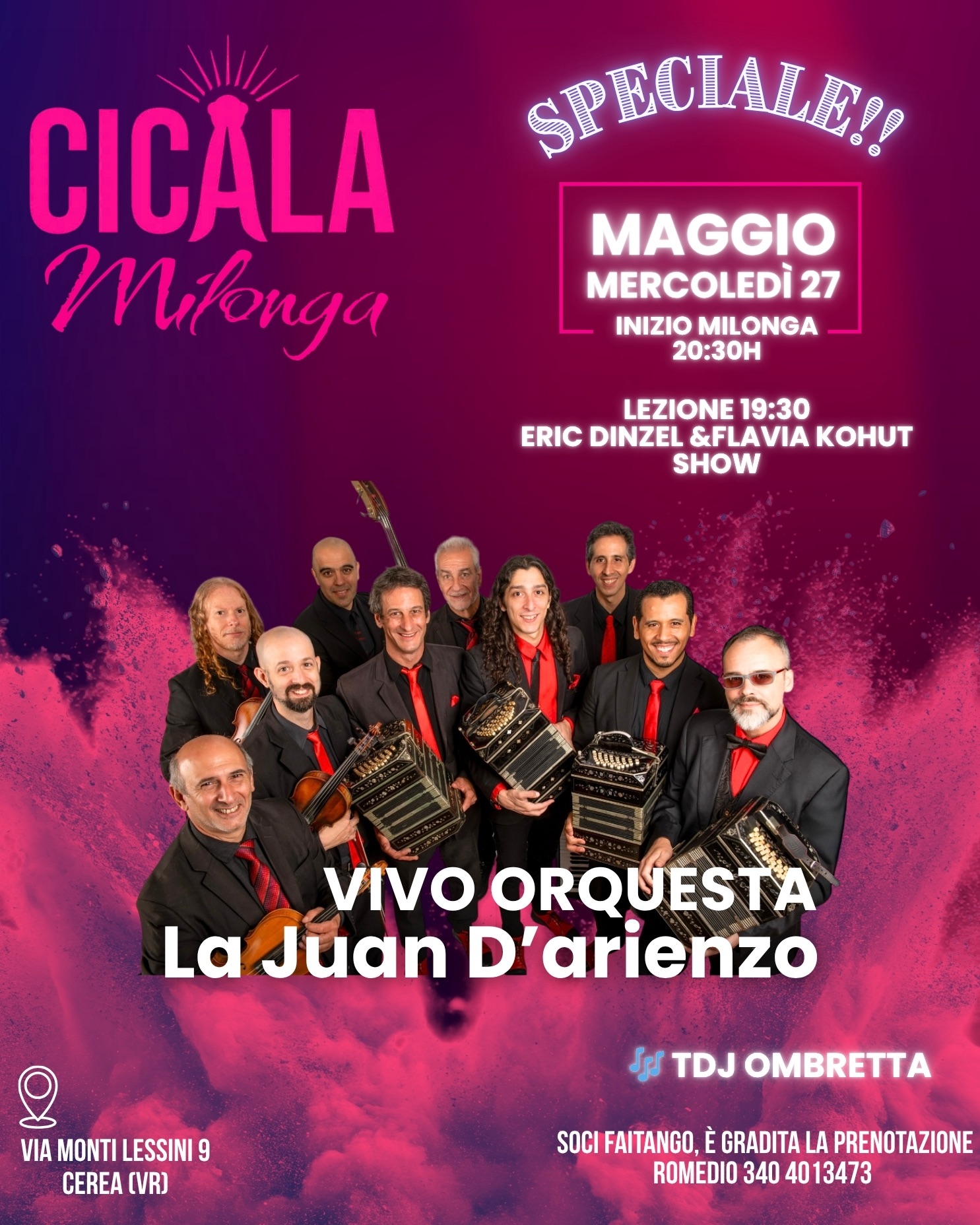 Cicala Milonga Speciale !! 💥 ORQUESTA LA JUAN D’ARIENZO