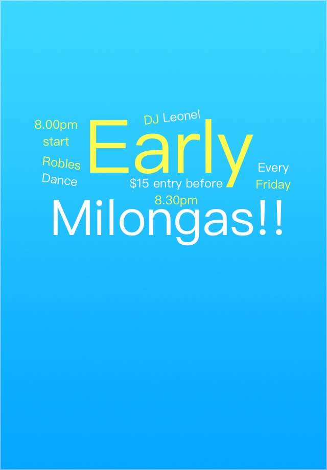 Robles Friday Milongas