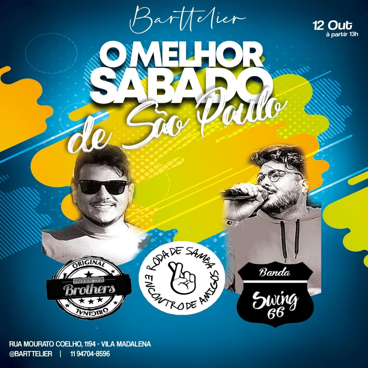 Roda De Samba "Encontro de Amigos" No Barttelier Vila Madalena