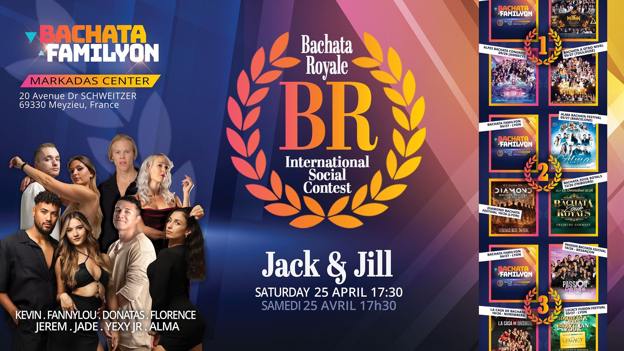Bachata Royale - International Social Contest Jack & Jill - LYON