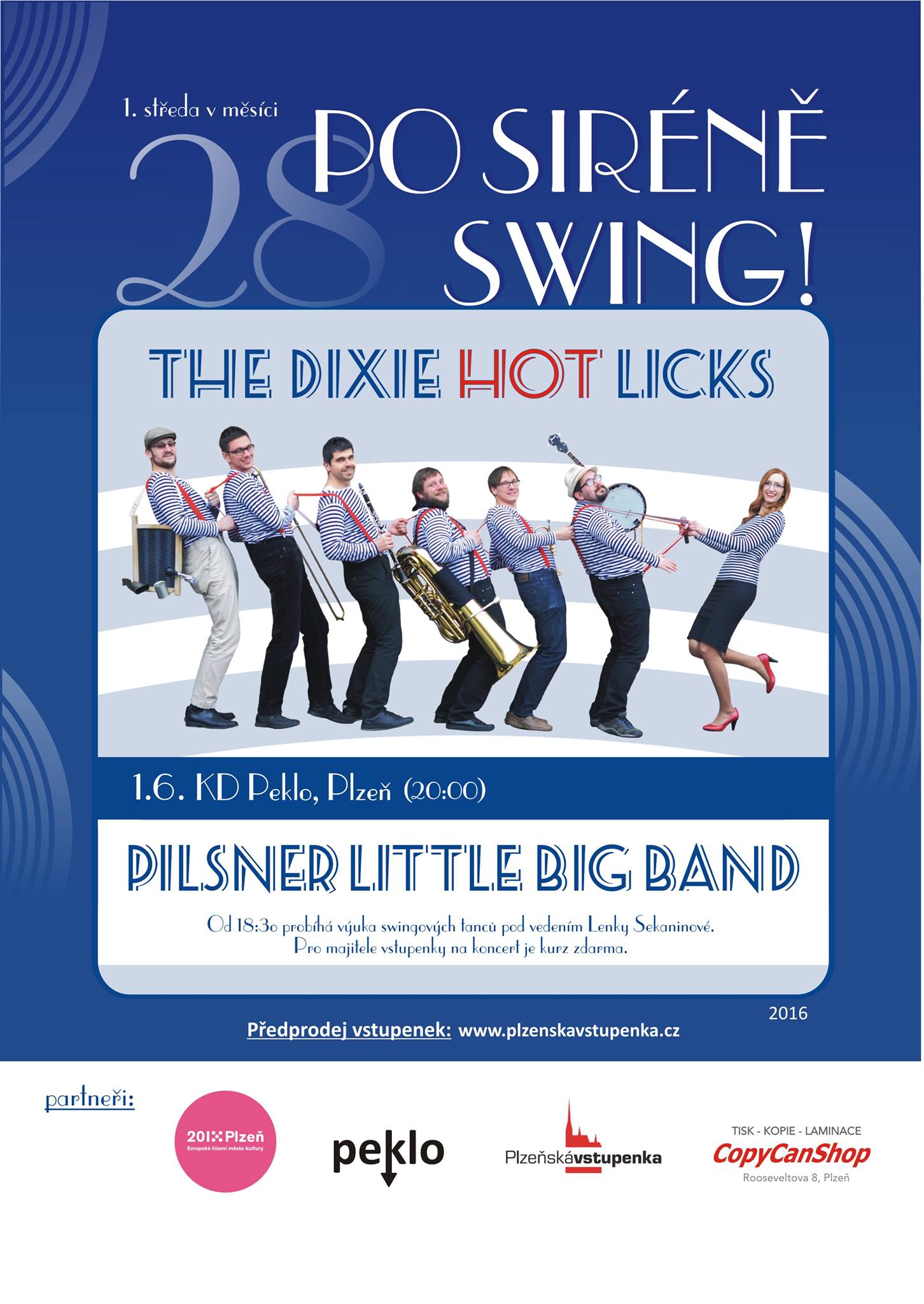 Po siréně swing! Pilsner Little Big Band & The Dixie Hot Licks