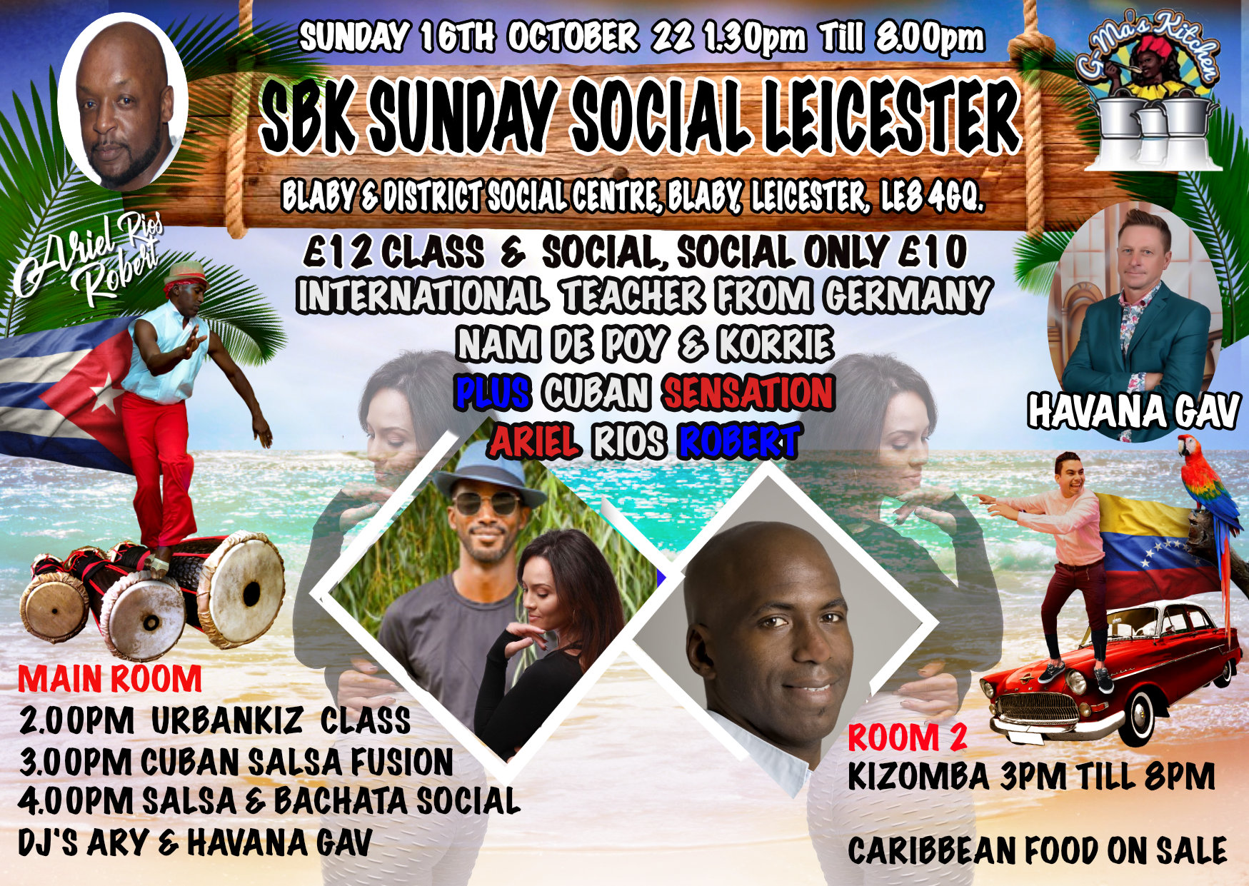 SBK SUNDAY SOCIAL LEICESTER ★ ☞ Sun 16th October ☆ ☞ 1:30pm - 8:00pm