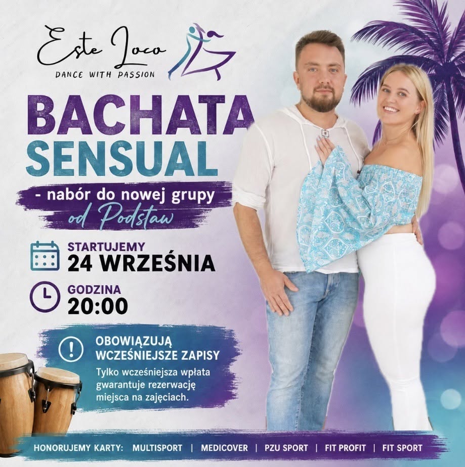 BACHATA SENSUAL Nabór do nowej grupy od PODSTAW 24.09