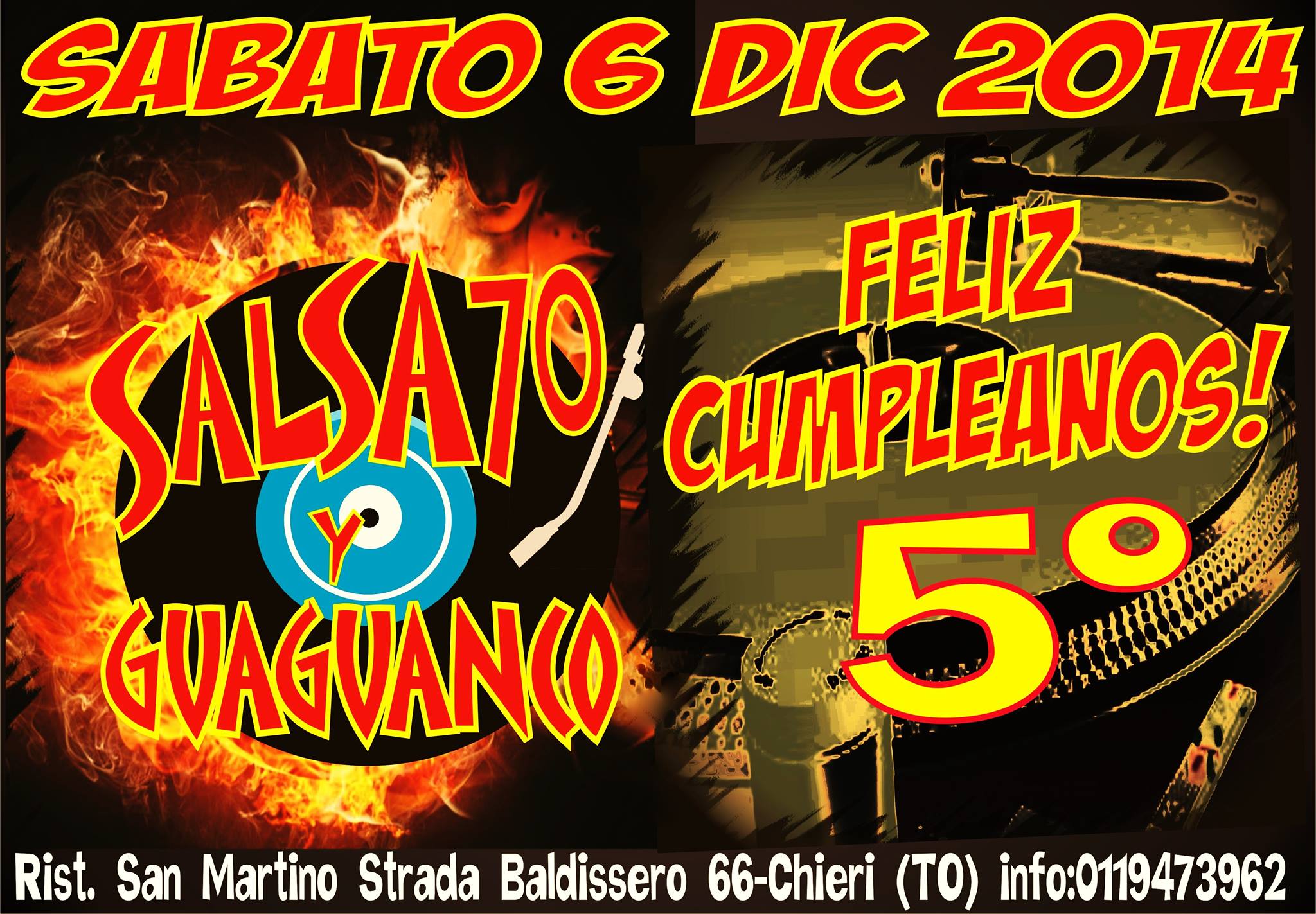 Quinto compleanno S70yG