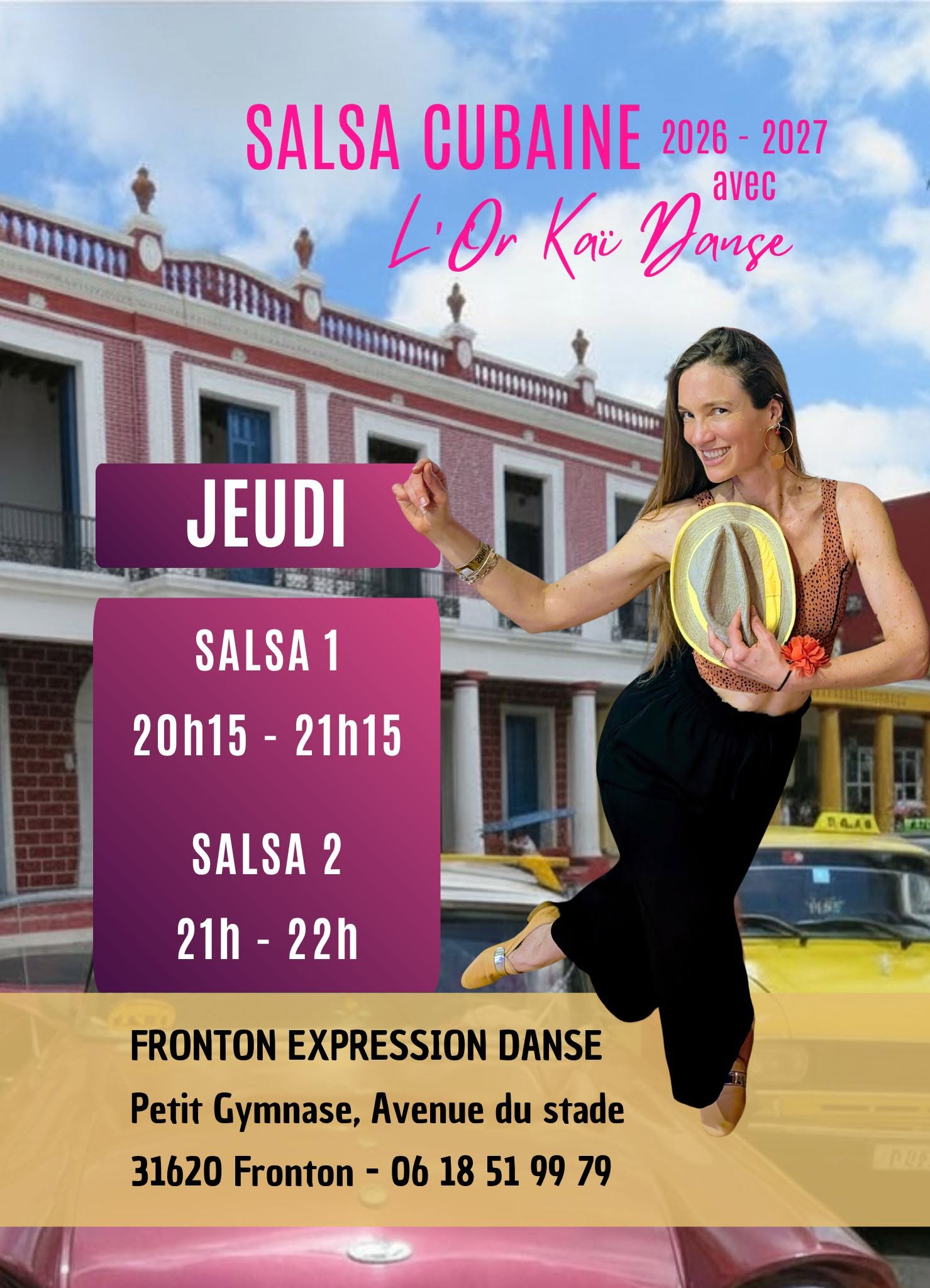 Portes-ouvertes : Cours hebdo de salsa pour tous à Fronton (31)
