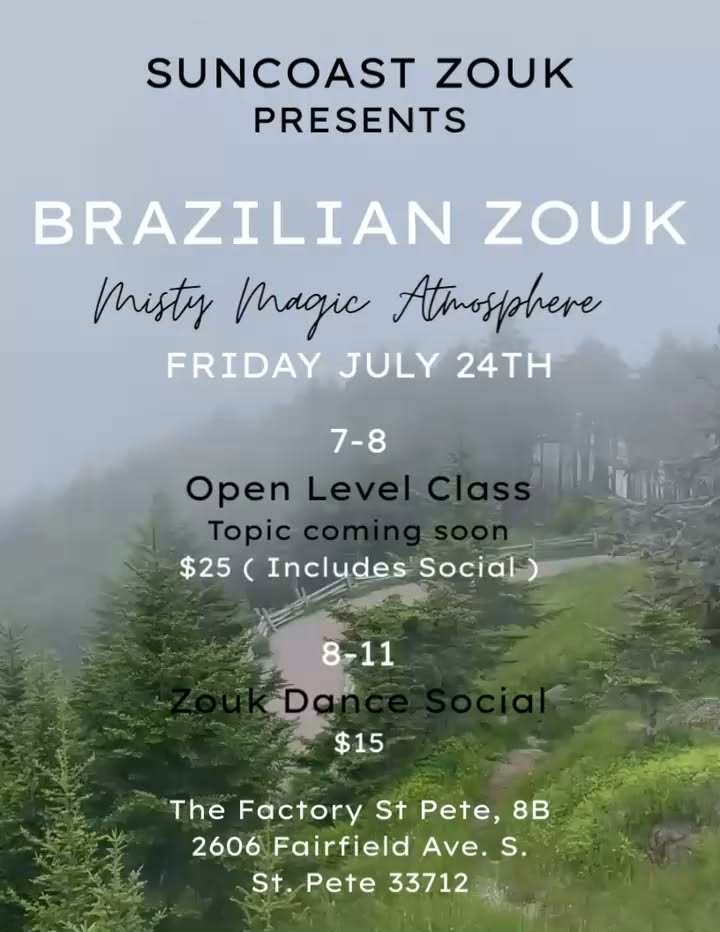 Brazilian Zouk Dance Class & Social-Misty Magic 🌫️🌲
