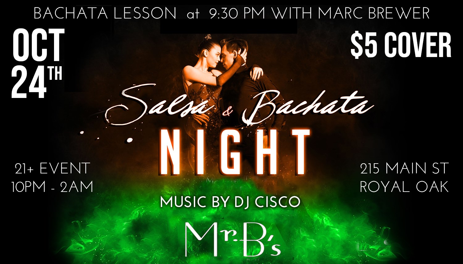 Salsa & Bachata Night at Mr. B's