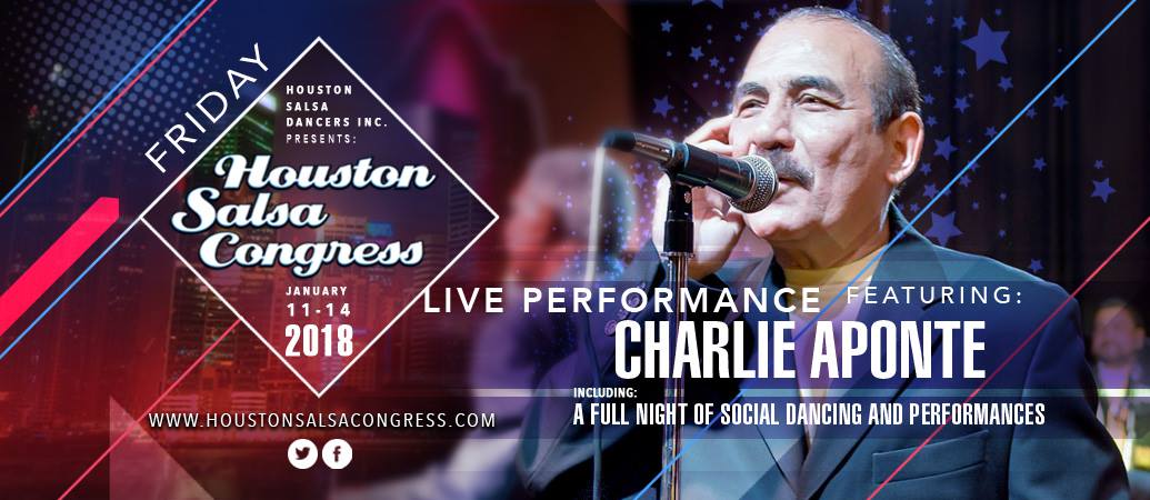 Charlie Aponte at Houston Salsa Congress 2018