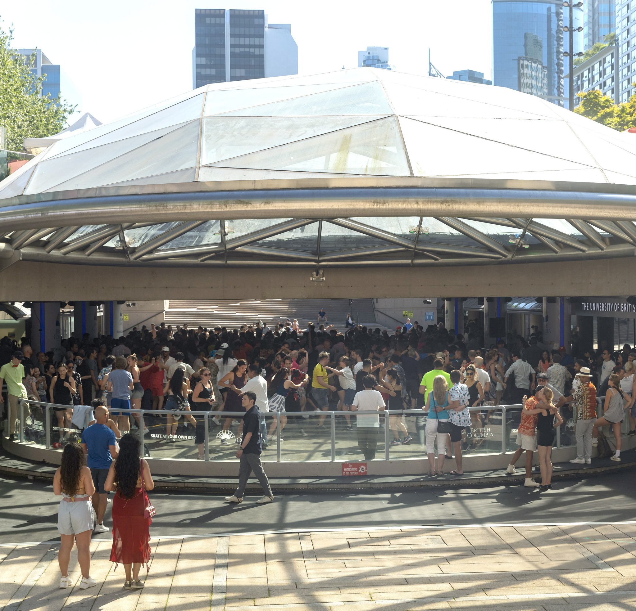 Sunday Afternoon Salsa at Robson Square July 28 2024