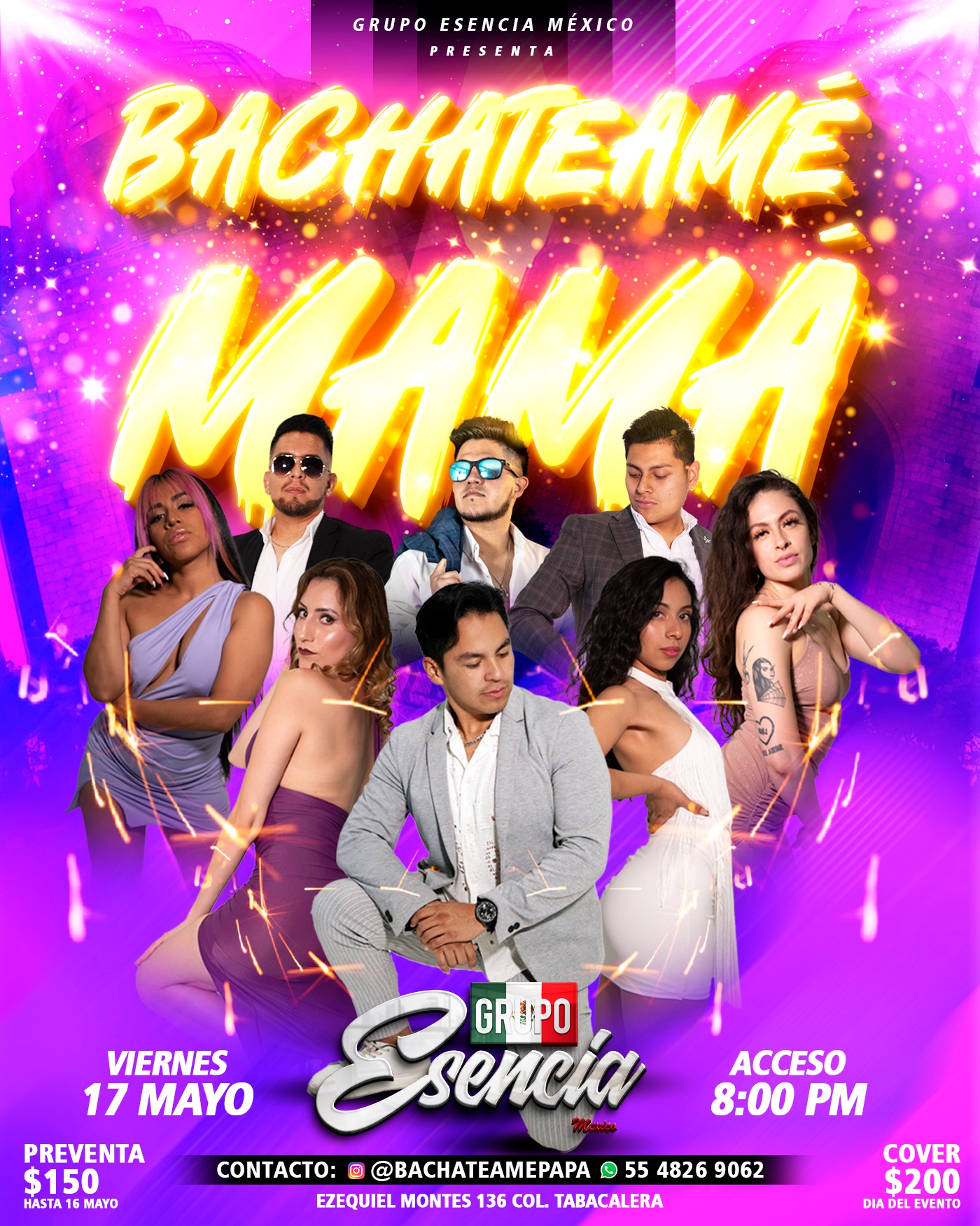 Bachatéame mamá - VIERNES 17 de Mayo SOCIAL Bachatero