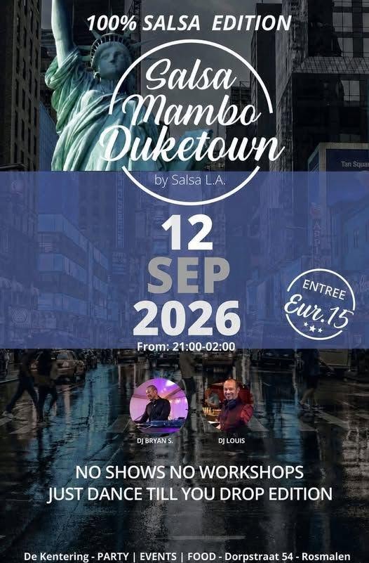 Salsa Mambo Duketown Dance till you drop edition
