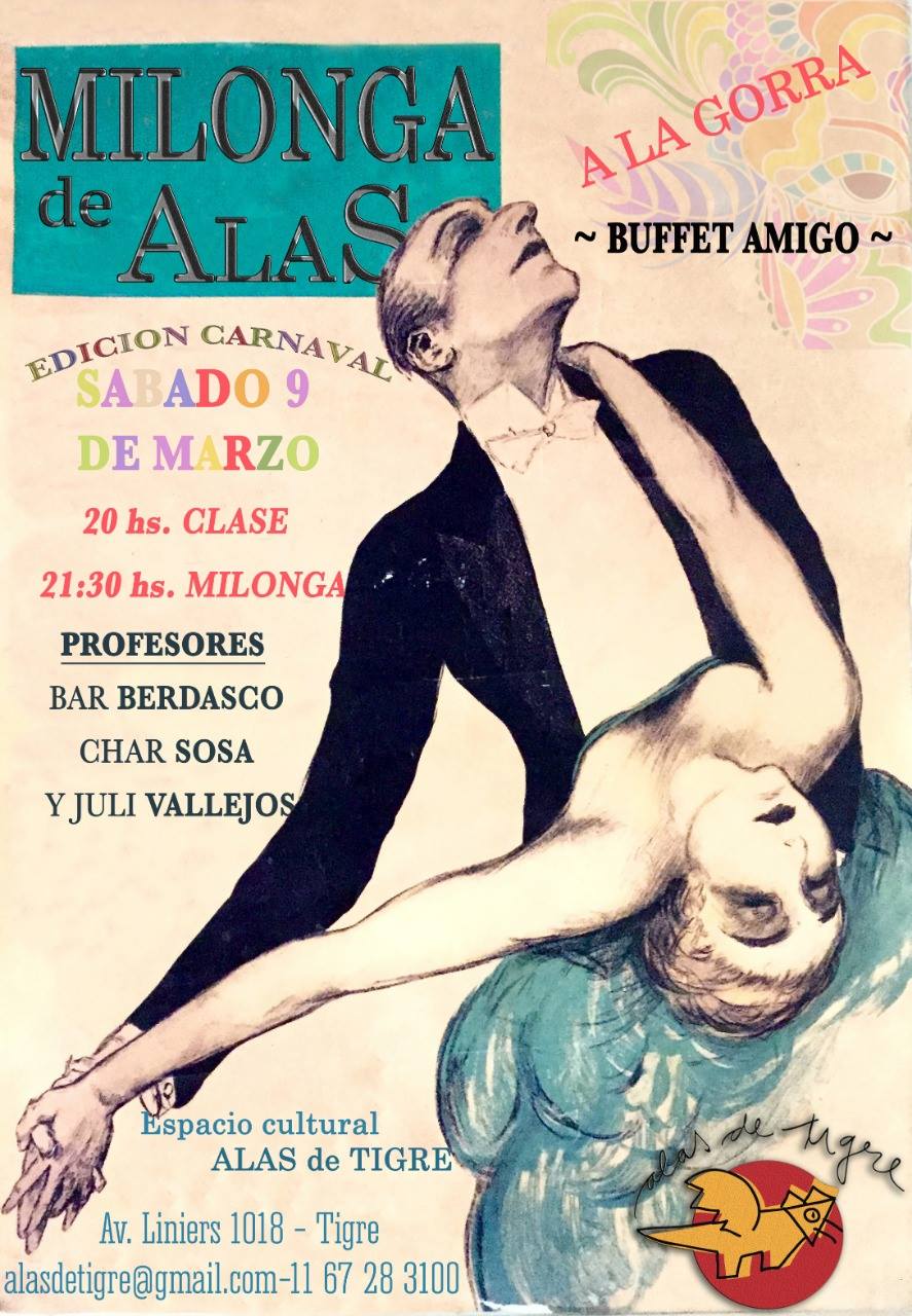 Milonga de Alas- Marzo. A la gorra!