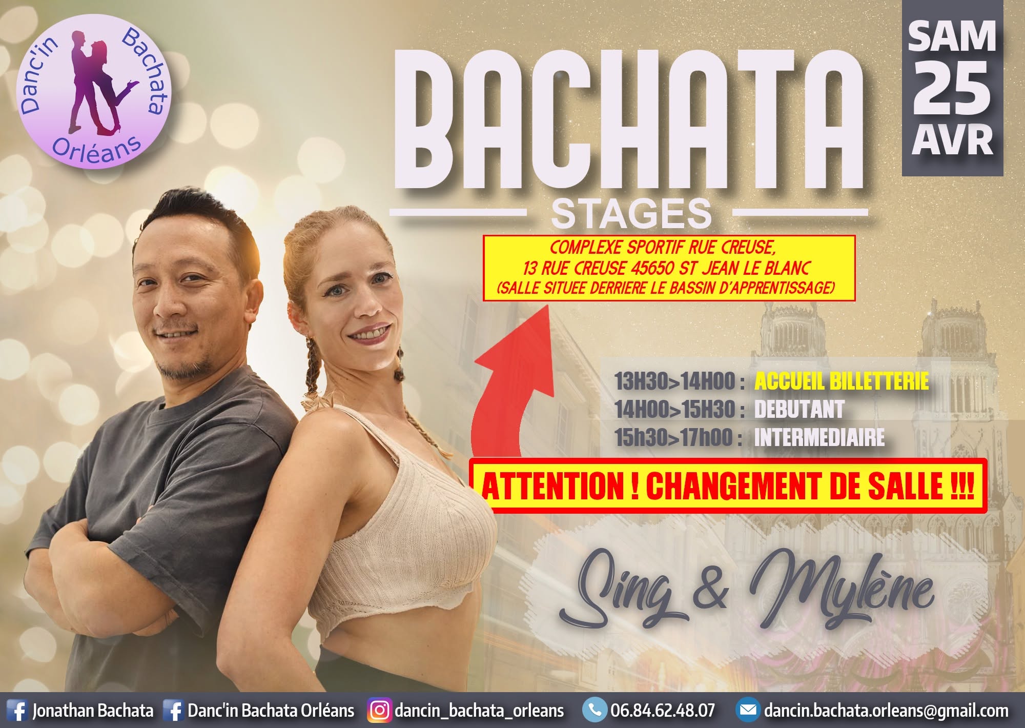 Stages de Bachata - Sing & Mylène (25 04 2026)