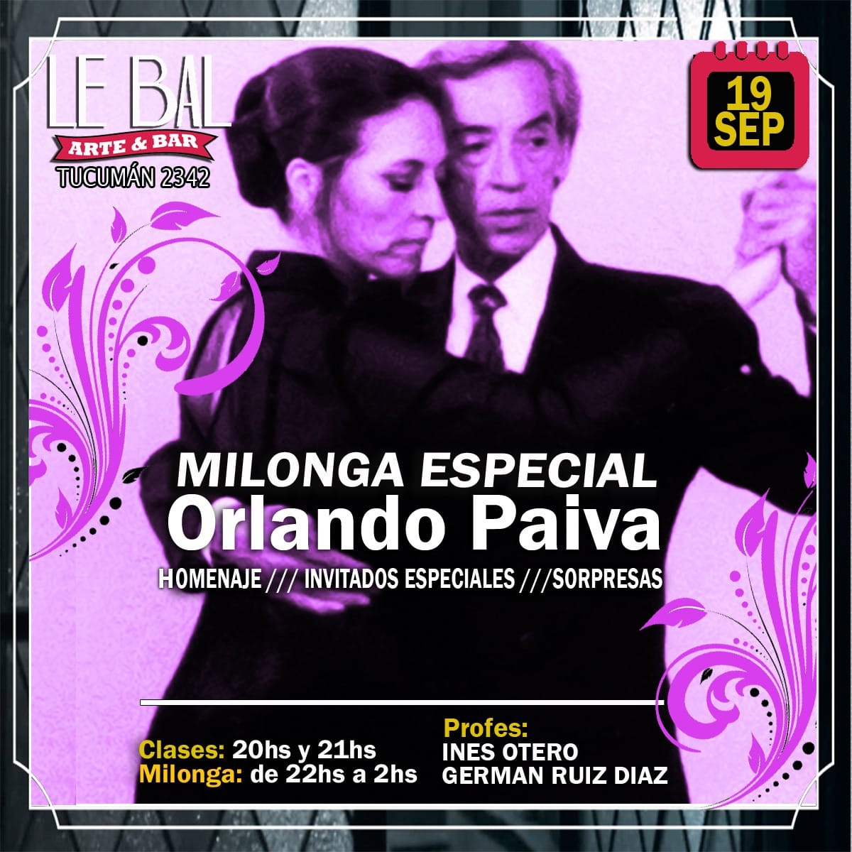 Milonga Homenaje Orlando Paiva