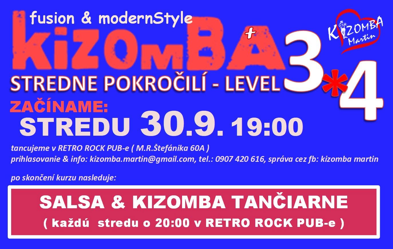 Kurz KIZOMBA Level3 vs. Level4