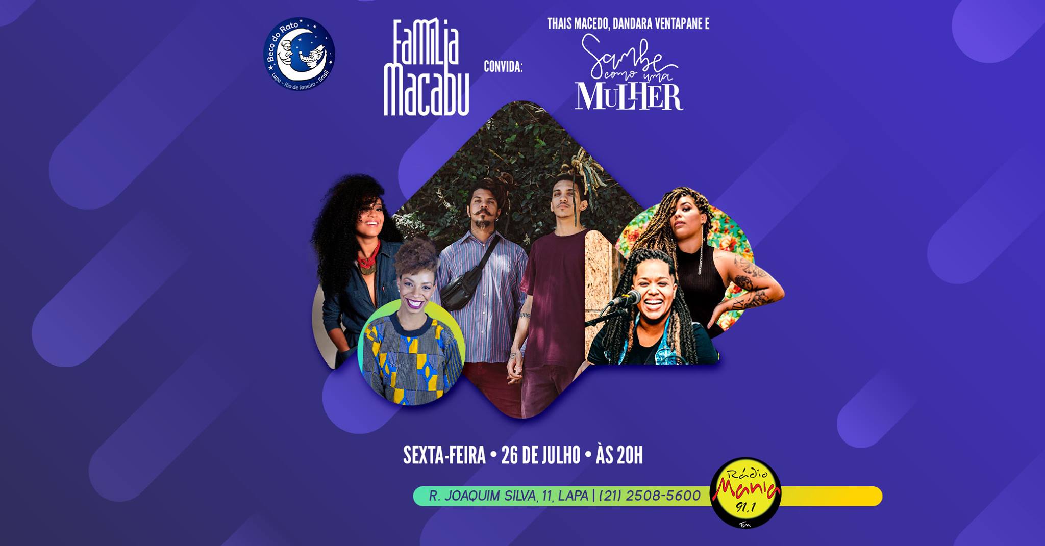Roda de Samba da Família Macabu e convidadas