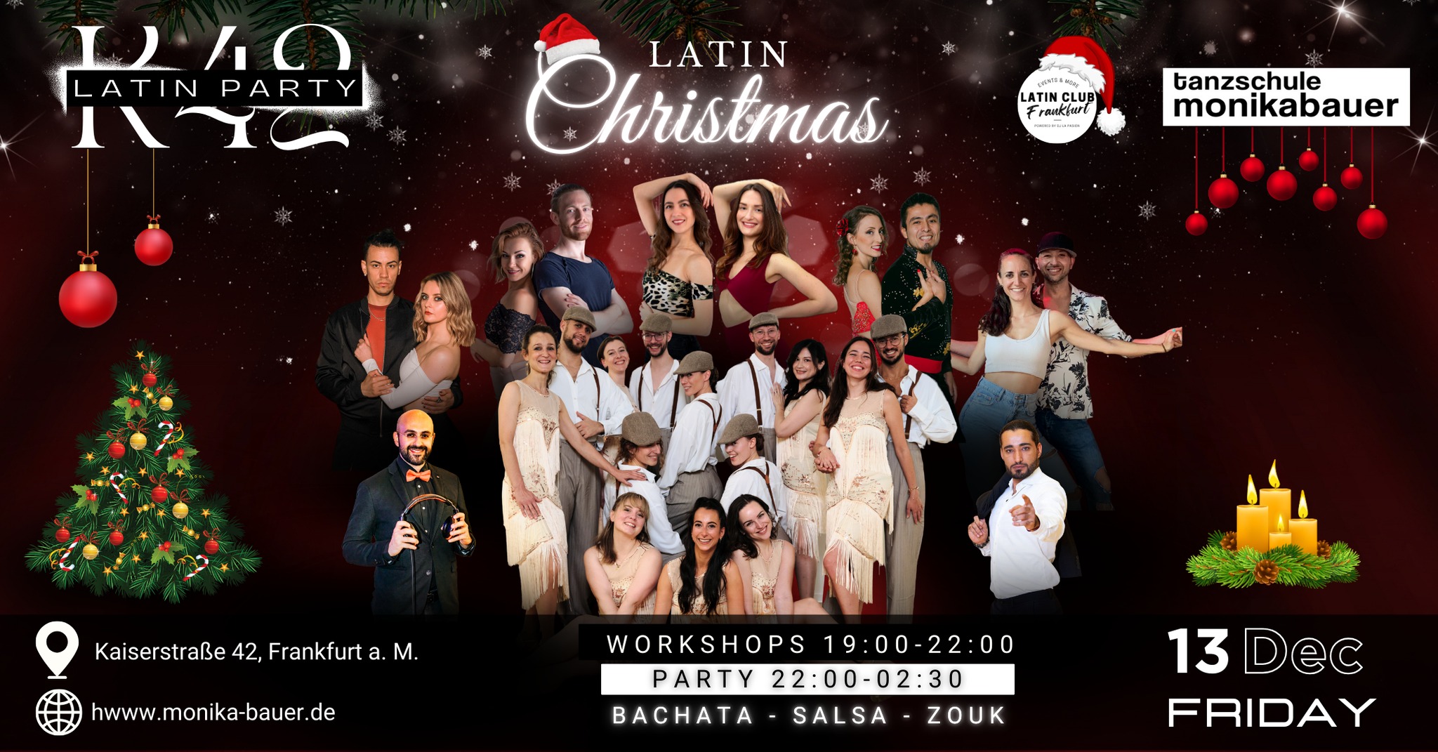 ★ LATIN PARTY K42 ★ Bachata, Salsa & Zouk!