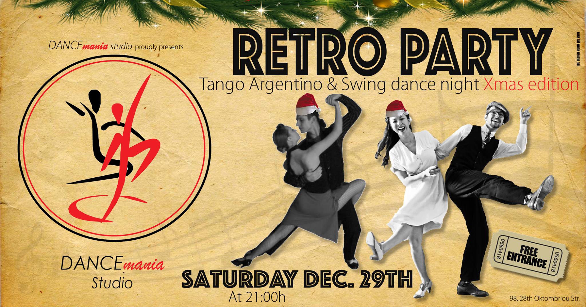 Retro Party Xmas Edition @DANCEmania Studio
