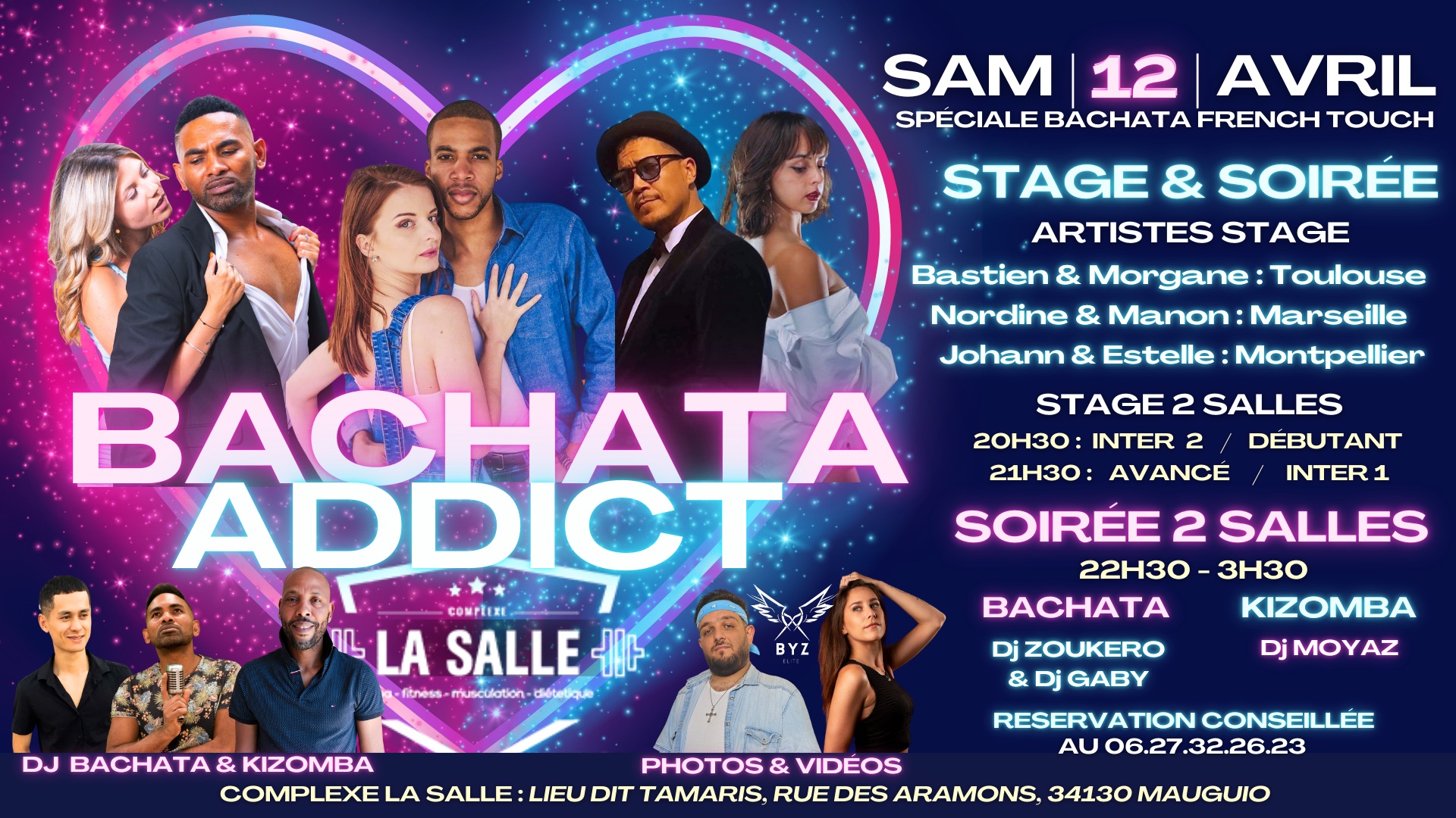 💙Bachata & Kiz Addict💙( Stage & Soirée 2 Salles)