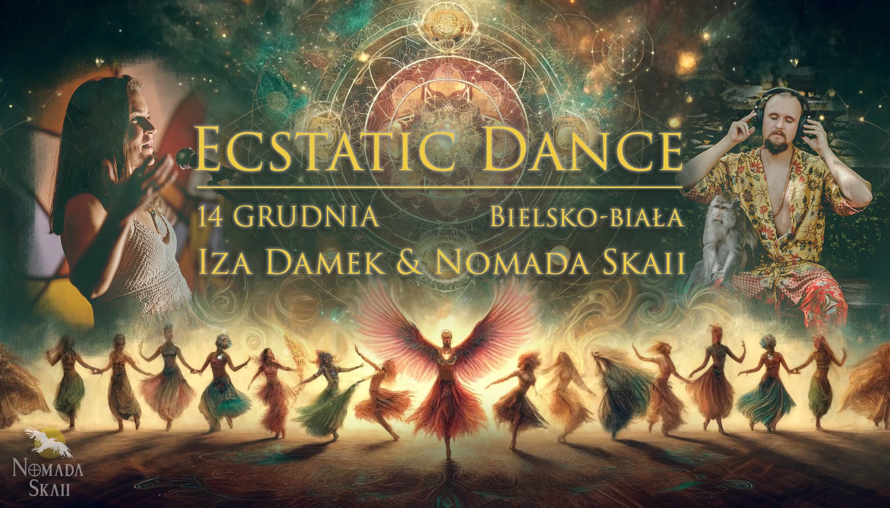 Ecstatic Dance z Izą Damek i Nomada Skaii i w Bielsku - Białej