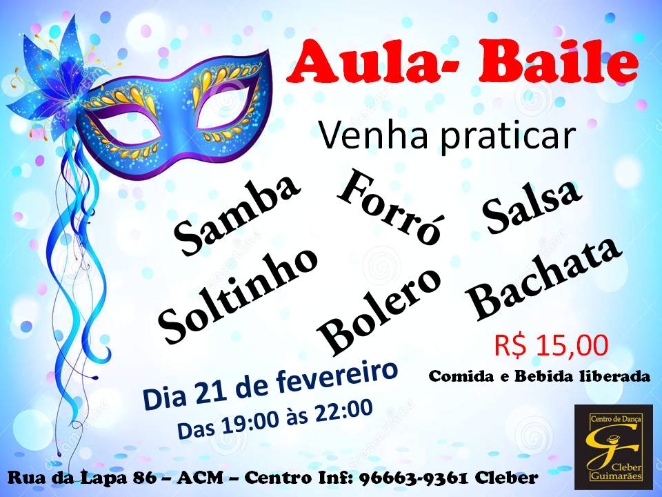 Aula-Baile Carnaval