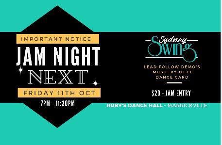 October JAM - NEXT Friday