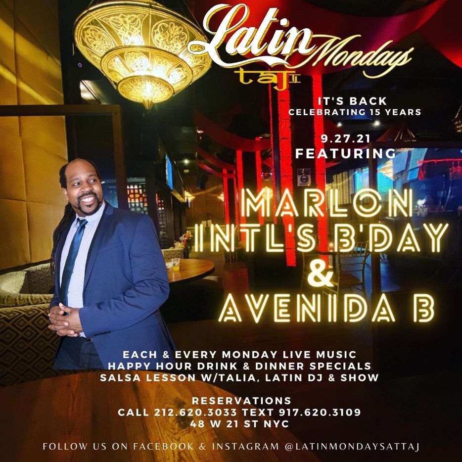 Marlon Int'l Birthday Salsa Celebration at Taj