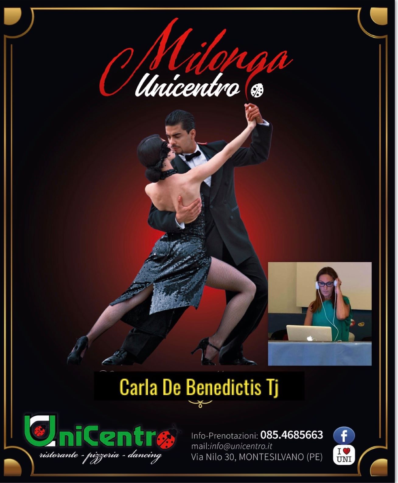 Milonga Unicentro con Carla De Benedictis Tj