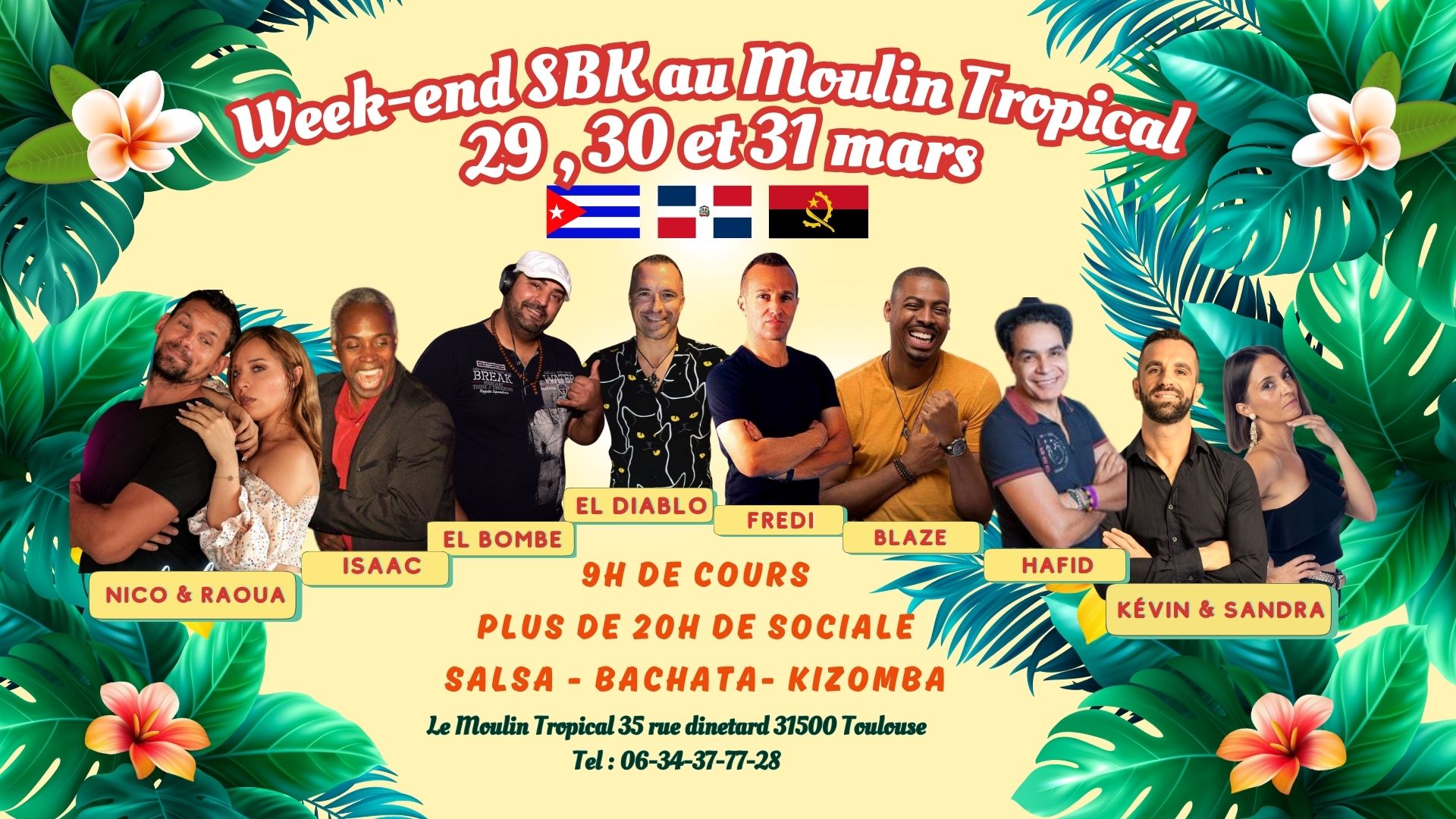 Week-end SBK au Moulin Tropical