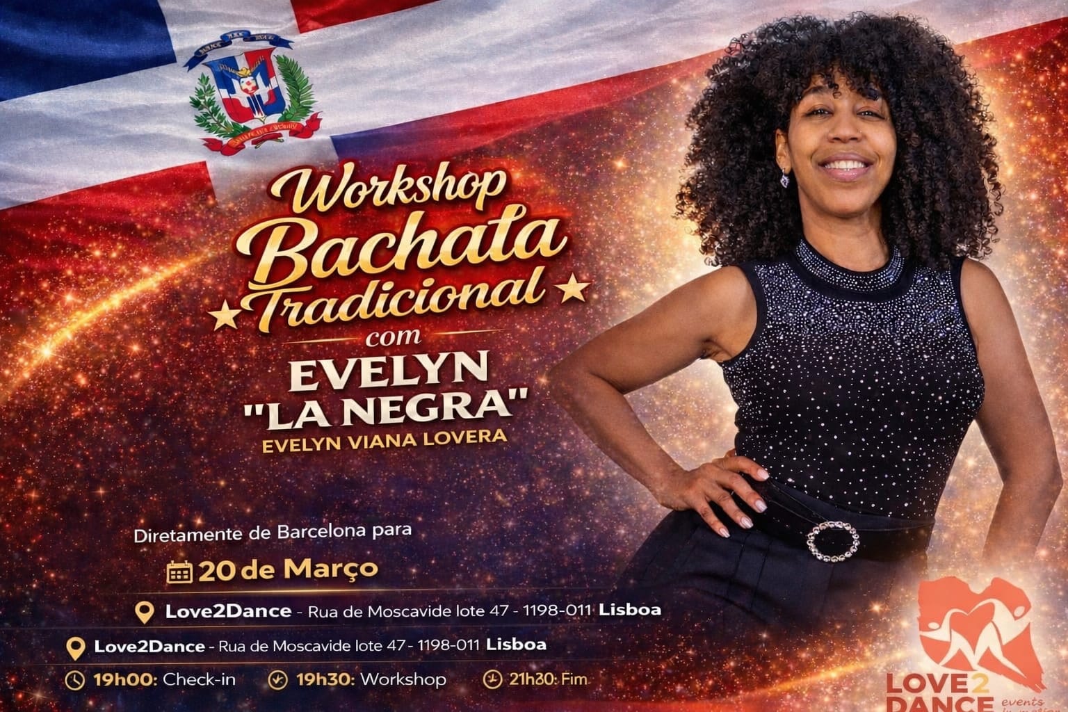 EVELYN LA NEGRA - WORKSHOP BACHATA TRADICIONAL