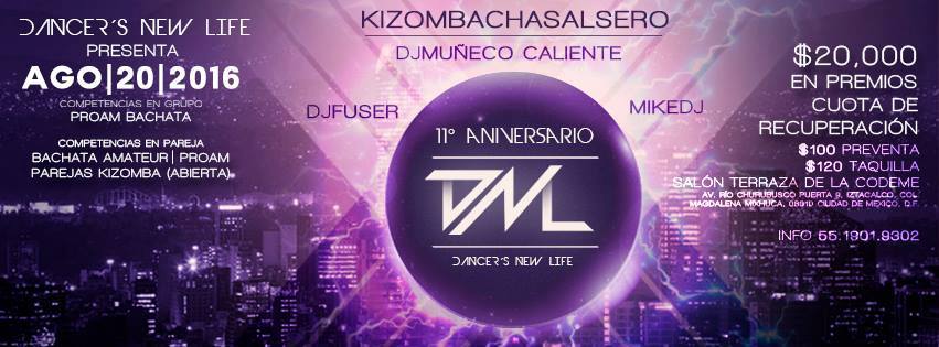 11vo. Aniversario DNL KizomBachaSalsero