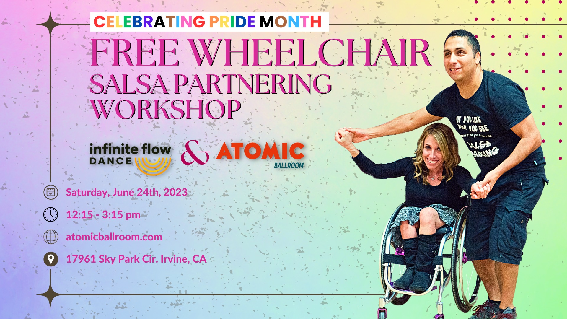 Free Wheelchair Salsa Partnering Workshop - Atomic Ballroom & Infinite Flow!
