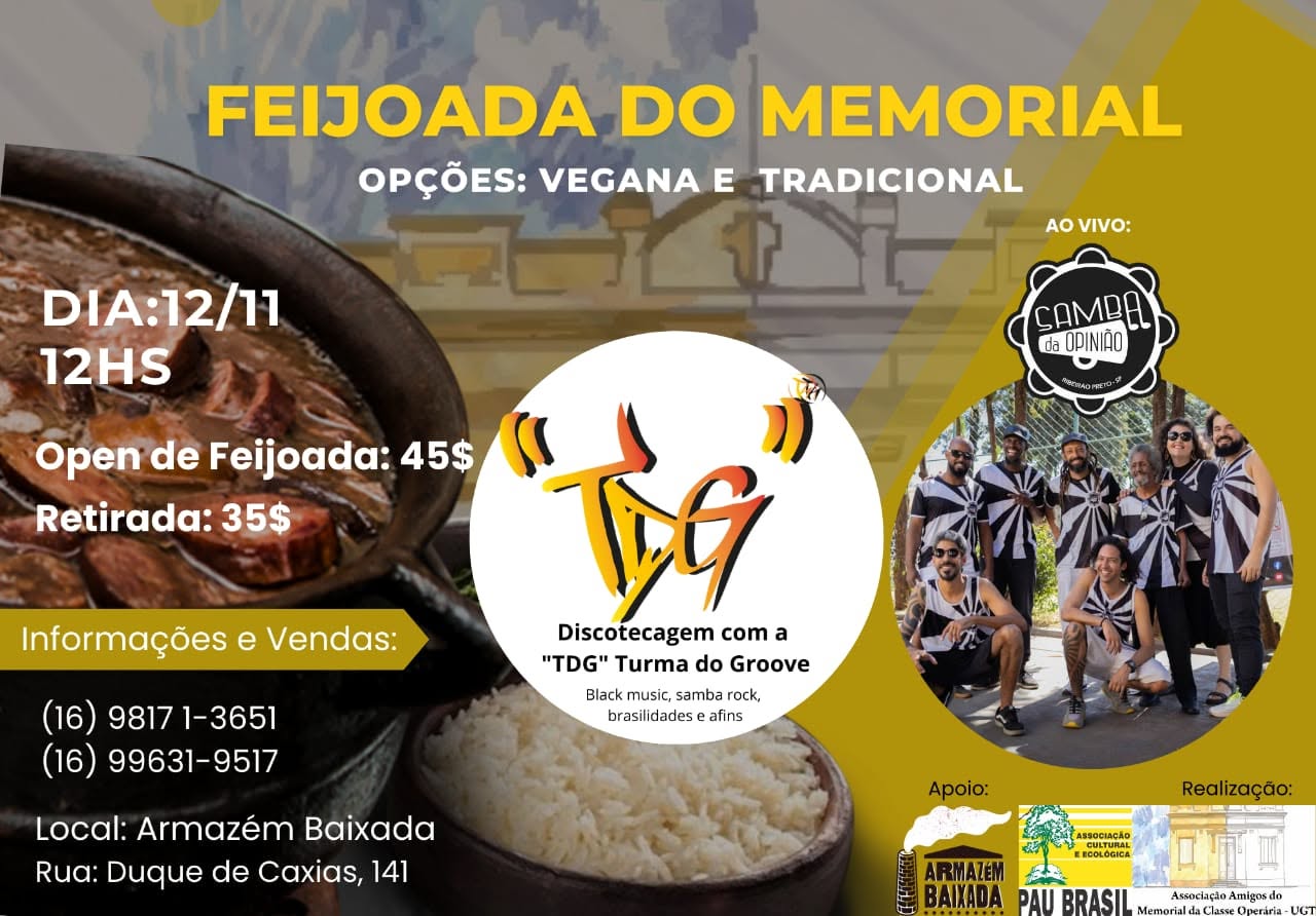FEIJOADA DO MEMORIAL (UGT)