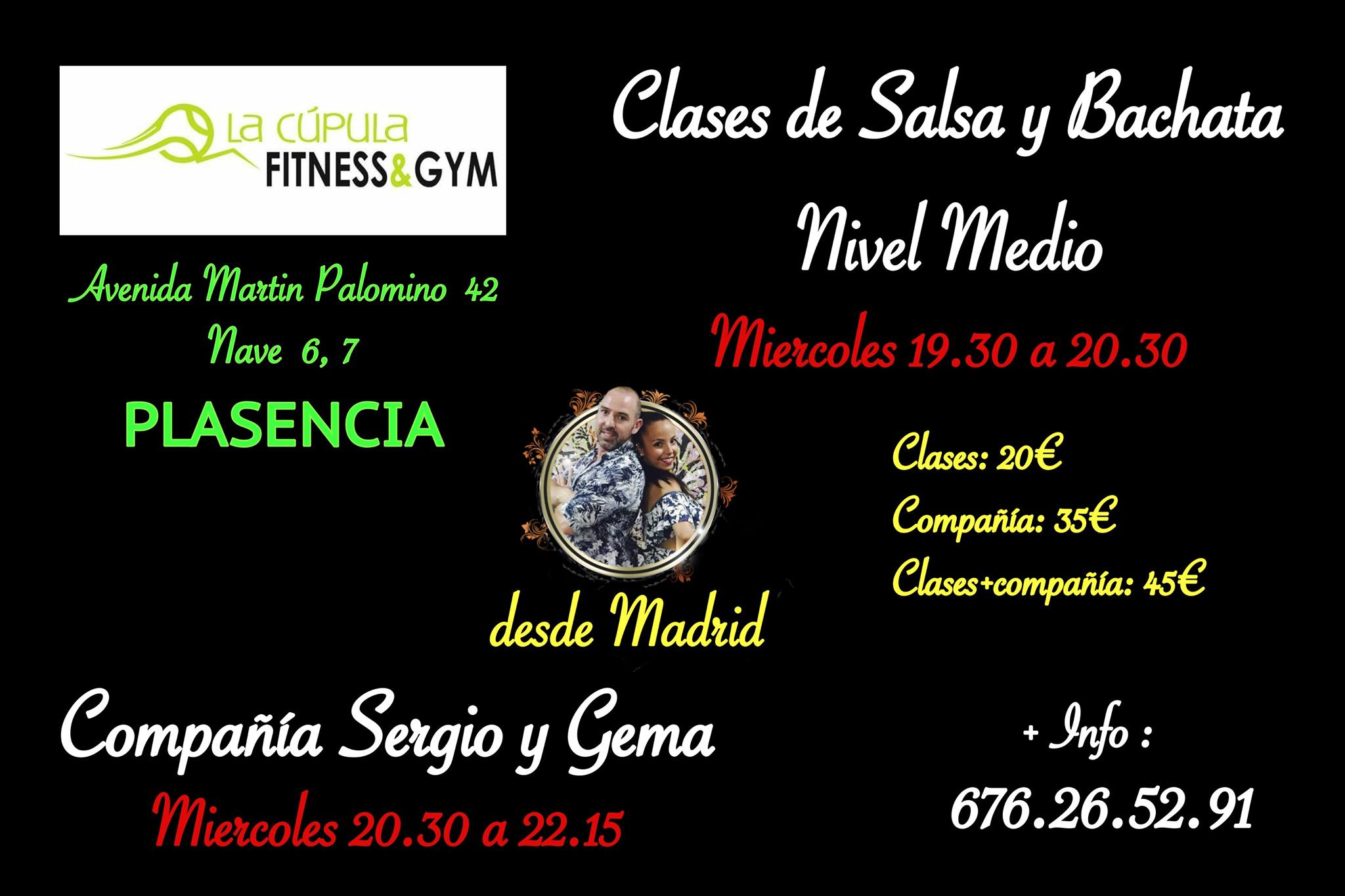Clases de Salsa y Bachata en Plasencia