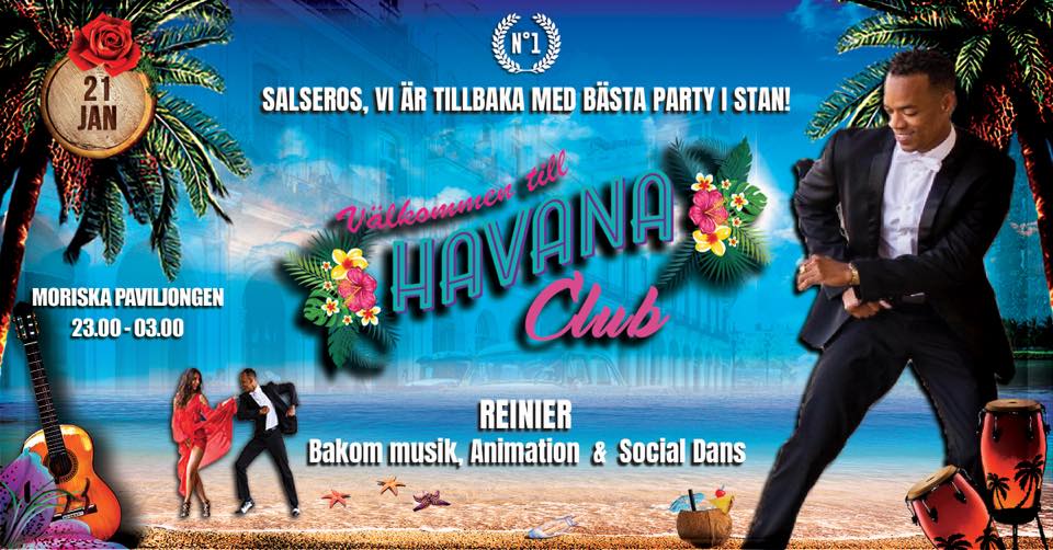 Ny premiär HAVANA CLUB 21 januari Moriska Paviljongen