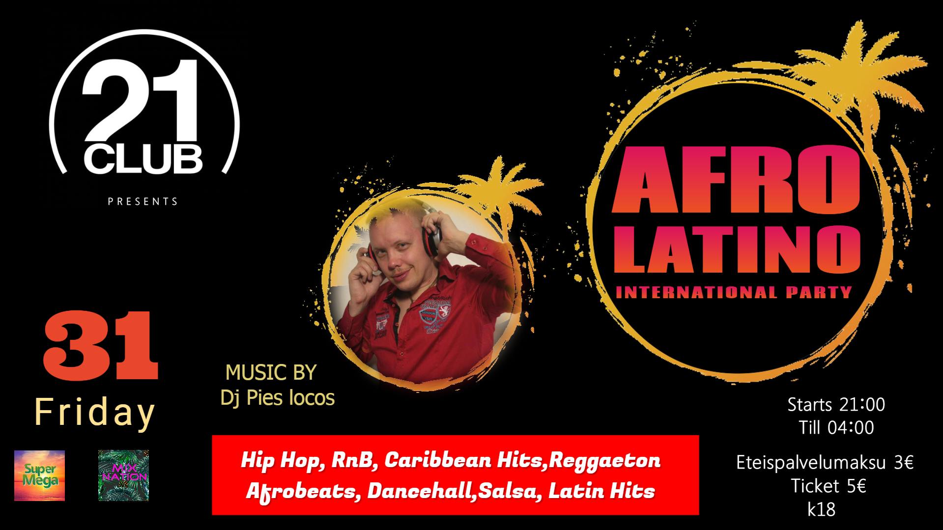 Afro Latino international party