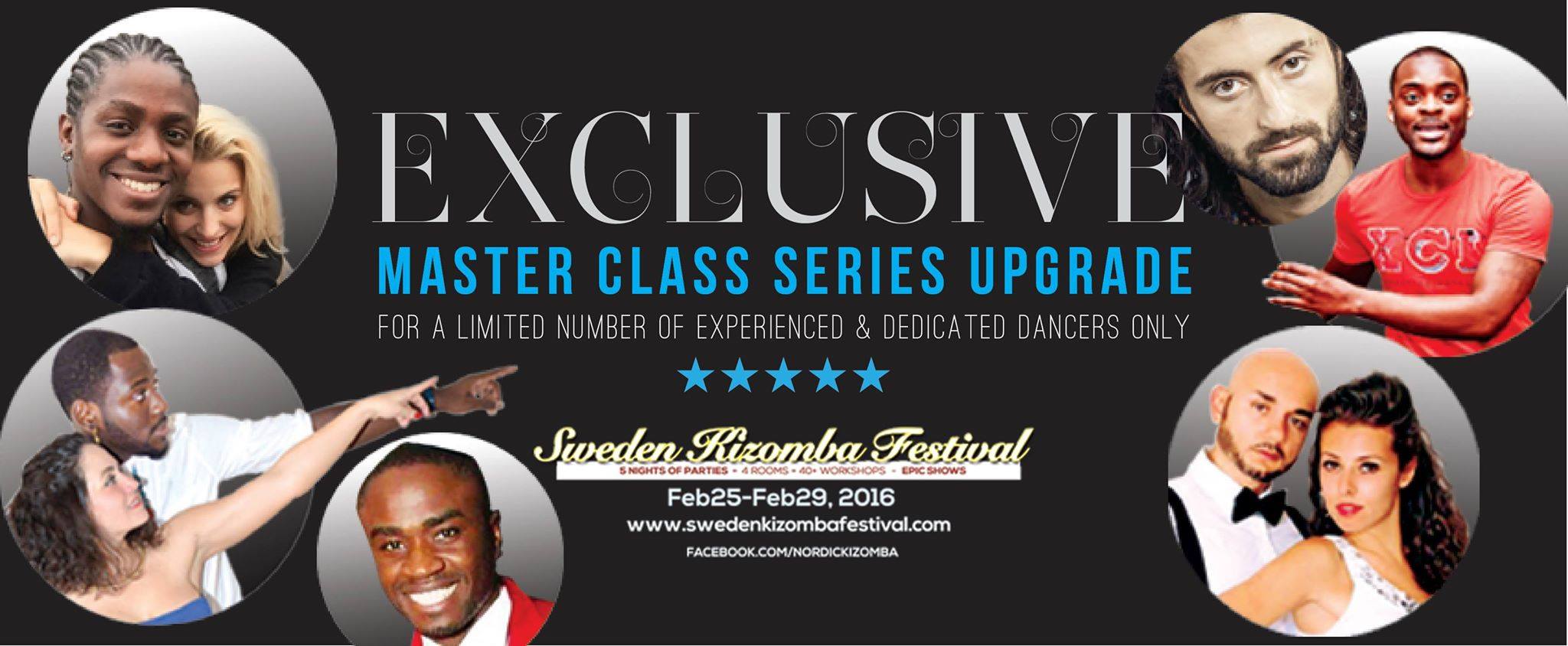 Sweden Kizomba Special Master Class 6 hour upgrade for full pass holders or 5day party pass holders