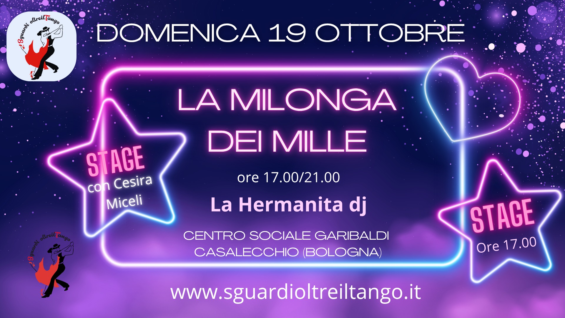 La Milonga dei Mille! La Hermanita dj! Stage di Milonga.